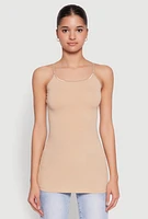 Womens Scoop Neck Basic Cami,