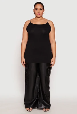 Womens Plus Scoop Neck Cami,