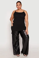 Womens Plus Scoop Neck Cami,