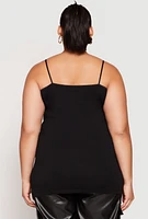 Womens Plus Scoop Neck Cami,