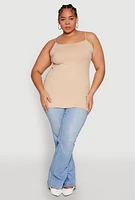 Womens Plus Scoop Neck Cami,