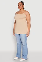 Womens Plus Scoop Neck Cami,