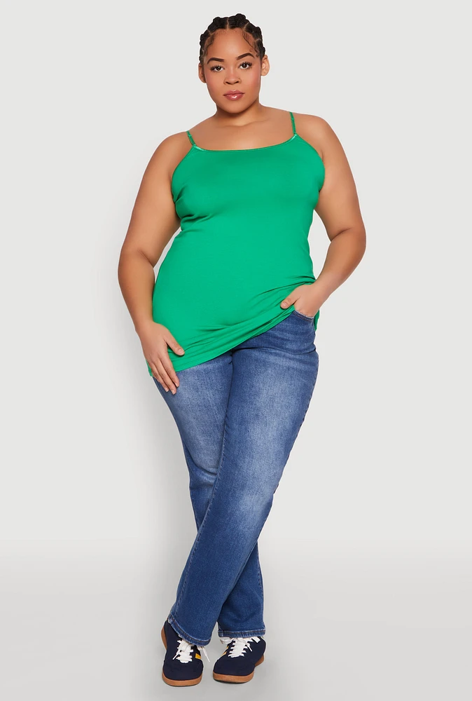 Womens Plus Scoop Neck Cami,