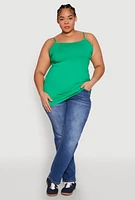 Womens Plus Scoop Neck Cami,