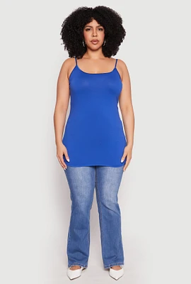 Womens Plus Scoop Neck Cami,
