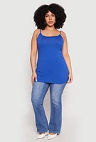 Womens Plus Scoop Neck Cami,
