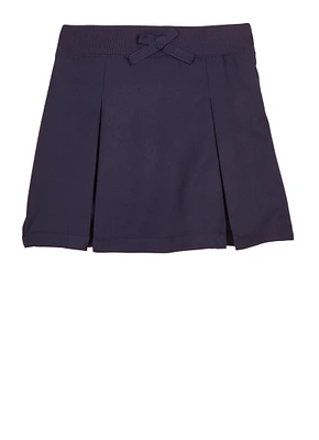 French Toast Girls 4-6x Pull On Pleated Skort, Blue, Size 6