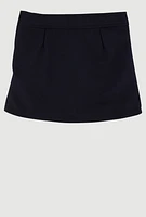 French Toast Girls 4-6x Two Tab Scooter Skirt, Blue, Size 6X