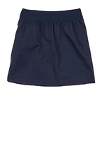 French Toast Girls 4-6x Knot Detail Pleated Skort, Blue, Size 6
