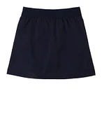 French Toast Girls 4-6x Bow Front Scooter Skirt, Blue,