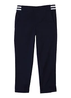 French Toast Girls 4-6x Striped Waistband Pants, Blue, Size 6X