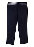 French Toast Girls 4-6x Striped Waistband Pants, Blue, Size 6X