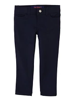 French Toast Girls 4-6x Skinny Leg Pants, Blue, Size 6X