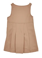French Toast Girls 4-6x Double Buckle Jumper, Beige, Size 6