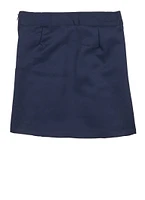 French Toast Girls 7-14 Front Pleated Tab Skirt, Blue, Size 14