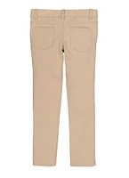 French Toast Girls 7-16 Skinny Leg Pants, Khaki,