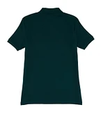 French Toast Girls 16-20 Short Sleeve Polo Shirt, Green, Size 18-20H