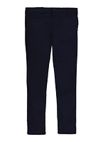 French Toast Girls 16-20 Uniform Skinny Pants, Blue, Size 16