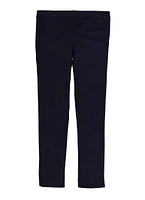 French Toast Girls 16-20 Uniform Skinny Pants, Blue, Size 16