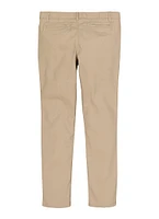 French Toast Girls 16-20 Skinny Pants, Khaki, Size 16