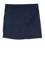 French Toast Girls Plus Size 10.5-20.5 Buckle Pleated Skort, Blue, Size 18.5
