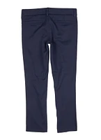 French Toast Girls Plus Size 10.5-20.5 Solid Skinny Leg Pants, Blue, Size 16.5