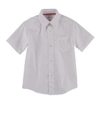 French Toast Boys 4-7 Short Sleeve Oxford Shirt, White, Size 6
