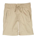 French Toast Boys 4-7 Drawstring Pull On Shorts, Khaki, Size 5