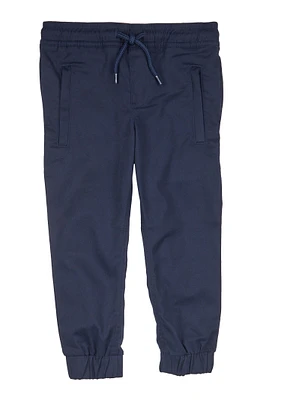 French Toast Boys 4-7 Drawstring Waist Joggers, Blue, Size 5
