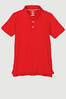 French Toast Boys 8-16 Pique Polo, Red, Size 14-16