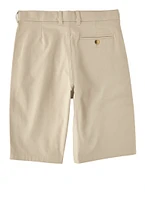 French Toast Boys 8-14 Flat Front Bermuda Shorts, Khaki, Size 10