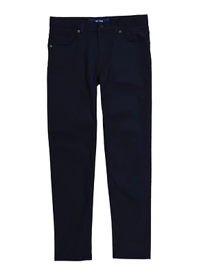 French Toast Boys 8-14 Twill Slim Leg Pants, Blue,