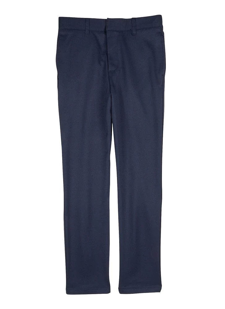 French Toast Boys 8-14 Straight Leg Pants, Blue, Size 10