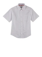 French Toast Boys 10-20 Husky Short Sleeve Shirt, White, Size 14H