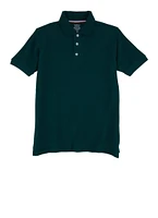 French Toast Boys 10-20 Husky Short Sleeve Polo Shirt, Green, Size 10-12H