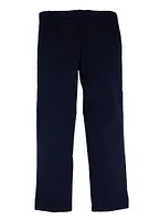 French Toast Boys 10-20 Husky Adjustable Waist Pants, Blue, Size 10H