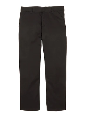 Boys 10-20 Husky Adjustable Waist Straight Leg Pants, Black, Size 10H