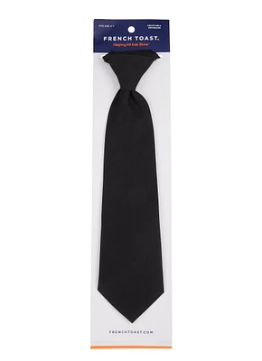 French Toast Boys 4-7 Solid Adjustable Tie, Black