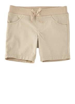 French Toast Girls 4-6x Solid Shorts, Khaki,