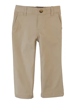 French Toast Girls 2T-4T Straight Leg Pants, Khaki, Size 3T