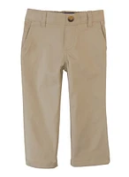 French Toast Girls 2T-4T Straight Leg Pants, Khaki, Size 3T