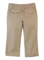 French Toast Girls 2T-4T Straight Leg Pants, Khaki, Size 3T