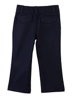 French Toast Girls 2T-4T Solid Straight Leg Pants, Blue, Size 4T