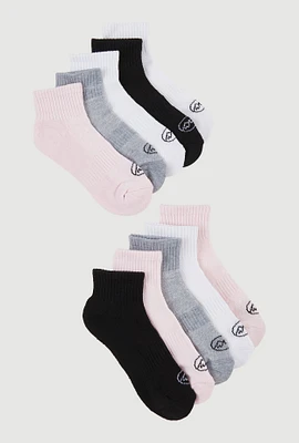 Womens Assorted Performance Quarter Socks 10 Pack Size 4-10, Multi