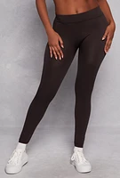 Womens Fleece Lined High Waisted Leggings,