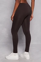 Womens Fleece Lined High Waisted Leggings,