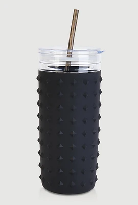 Silicone Spike Tumbler, Black