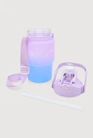 Ombre Flip Straw Water Bottle, Multi