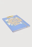 Hold On Let Me Overthink This Clipfolio, Blue