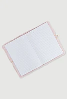 Faux Pearl Studded Diary, Pink